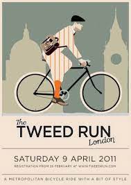 Dust And Dreams Tweed Run Bike Print Bike Illustration