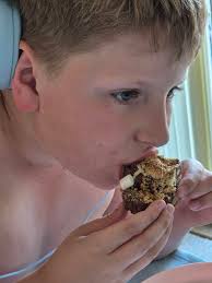 Noah loved his rocky road ❤️