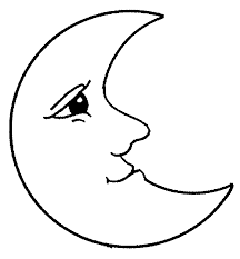 Dibujo Luna Para Colorear