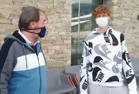 Jannik sinner racket / strings. Jannik Sinner And His Coach Riccardo Piatti Celebrate Their Awards Nadal Next Video Tennis Tonic News Predictions H2h Live Scores Stats