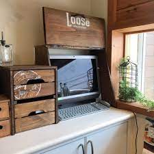 パソコン周りをスッキリさせる便利なパソコンカバーをdiy folk パソコン周り カバー インテリア
