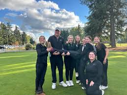 The Roughriders got 2nd place today in the Metro tournament! But the big  news was that senior Reese Jenkins won the 3A individual Metro Champion  medal shooting a career best 74!! Wow!