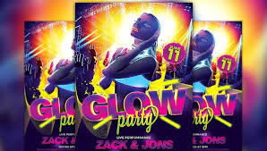 Innovative neon party flyer psd template. Glow Party Flyer Template 23 Free Premium Download