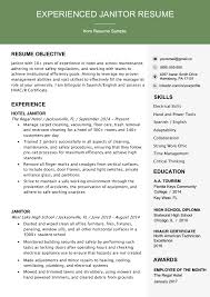 Our resume format experts give you the best tips and tricks on resume formatting to write the best resume and land your dream job. Professional Janitor Resume Sample Writing Tips Resume Genius