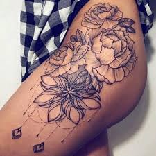 21 Trendy Tattoo Ideas Female Side Thigh Tattoo Designs Thigh Tattoo Tattoos For Women
