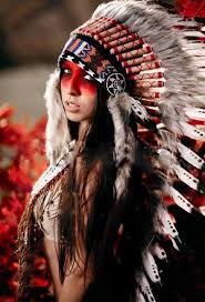 While designs such as these are common, the use of the headdress, in this case, is representative of the native american's culture. â„™oÄ‹ahon As Native American Headdress American Indian Girl Native American Tattoos