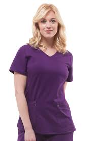 Healing Hands Purple Label Yoga Juliet Scrub Top