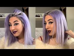 If you want a more intense color, leave it on for 15 to 20 minutes. I Dyed My Hair With Purple Shampoo Because Quarantine Youtube