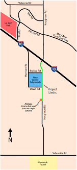 Nearby listings within 3 miles of vail, az. South Houghton Road Widening Project Pima County
