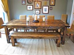 Our step by step plans with diagrams make it easy. Diy Farmhouse Dining Table With Bench Novocom Top