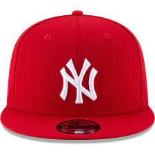 New York Yankees New Era Basic 9fifty Adjustable Hat Red New York Yankees Logo New York Yankees Apparel Adjustable Hat