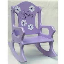 Just For Her Everyone Will Know Just Whose Rocking Chair It Is This Lovely Hand Crafted Rocking Chair Kids Rocking Chair Toddler Rocking Chair Rocking Chair