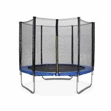 Trampoline O250cm Pluton Bleu Avec Son Filet De Protection Trampoline De Jardin 2 5m Qualite Pro Normes Eu Tr250blue 10ft Trampoline 8ft Trampoline Garden Trampoline