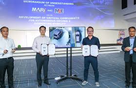 The page contains key financial information (eg. Marii And Mce To Develop Autonomous Driving Components