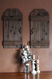 Indoor Shutter Wall Decor Rustic Barn Doors Mini Barn Doors Etsy In 2020 Rustic Shutters Shutter Wall Decor Indoor Shutters