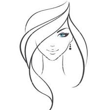 Beautiful Girl Sketch Art Drawing Blue Eyes Hair Dessins Faciles Dessin Visage Art Dessin