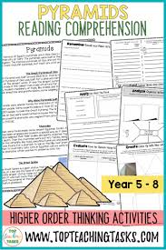 Pyramids Reading Comprehension Passages And Questions Top Teaching Tasks Comprehension Passage Reading Comprehension Passages Reading Comprehension
