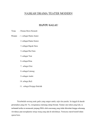 Contoh teks drama 4 orangfull description. Naskah Drama Teater Modern Pdf