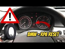 Reifenpannenanzeige Rpa Reset Bmw E9x Youtube