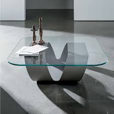 Un meuble design pour twister votre salon. Table Basse Design En Verre Ring Sovet 4 Pieds Com