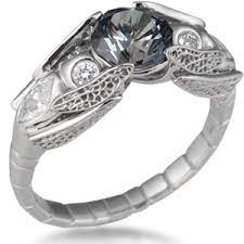 Dragonfly Engagement Ring Gothic Wedding Rings Engagement Rings Nature Inspired Engagement Ring