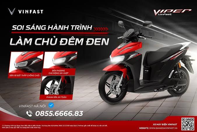 VinFast Viper xe máy điện thể thao mạnh mẽ 2026