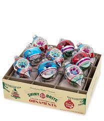 Purchase your @matty chuah christopher radko company ornaments at the willow manor gifts. Christopher Radko Shiny Brite Dillard S Radiant Holiday Collection Reflector Rounds Tulips 9 Piece Ornament Set Dillard S