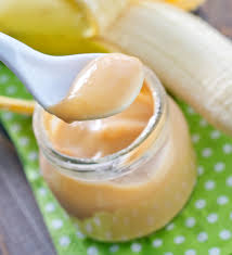Banana Puree Baby Food 4 Months Onward Recipe Baby Puree Recipes Baby Food Recipes Pureed Food Recipes
