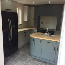 Hand crafted cabinetry for every room in your house. Warrington Cabinets On Twitter Bespoke Kitchen With Solid Oak Worktops Built In Wine Rack Canopy Extractor Hood Belfast Sink And Spray Finished In Farrow And Ball Https T Co Uwost43qex