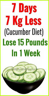 Pin On Cucumber Diet