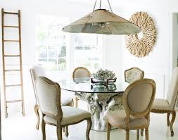 On the right, beautiful dining room decor with dark green floor. 10 Foolproof Ways To Mix Up Your Dining Chairs