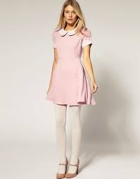 2bf6c06037acd6738eba6ddcf1252390 Jpg 549 700 Pink Dress White Collar Dresses Cute Dresses