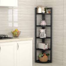 Make your space work better for you, with a wide range of clear display corner shelves. Home Office 5 Tier Corner Bookshelf And Bookcase Modern Corner Storage Shelf Unit Indoor Plant Stand For Living Room Kitchen Tribesigns Corner Shelves Small Space White Home Decor Home Decor Accents Vit Edu Au