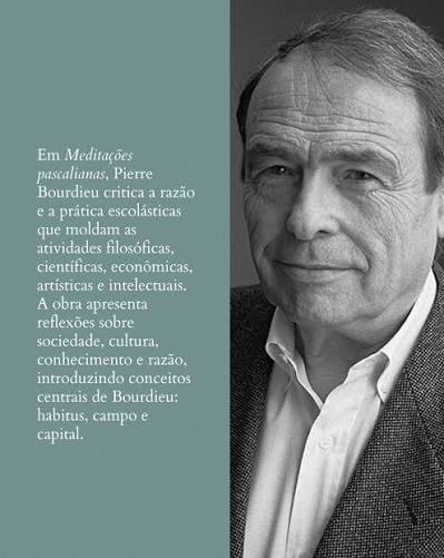 Em "Meditações pascalianas", Pierre Bourdieu questiona a ilusão do pensamento que se pretende neutro e distante do mundo. Entre a filosofia e a sociologia, o autor desmonta a razão escolástica e revela