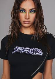 Cosmic Rhinestone Cropped T Shirt