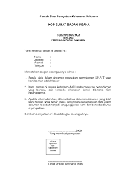 Semua isi dari surat pernyataan tersebut harus bisa dipertanggung jawabkan tanpa terkecuali, agar bisa memperoleh kepercayaan dari pihak ketiga. Contoh Surat Pernyataan Kebenaran Data Dan Keabsahan Dokumen Contoh Surat