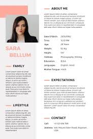 Biodata format for marriage is a concise document that outlines a brief profile of the man or woman who is interested in getting married through an. Online Biodata Maker Biodata Format Photoadking