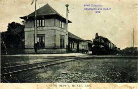 Hoxie Ar Hoxie Train Depot Old Photos Old Pictures Train Depot