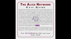 Full free The Alice Network by Kate Quinn audiobook learning ...