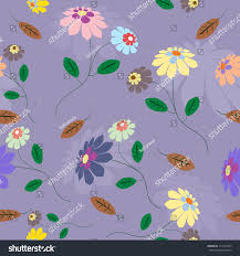 classic seamless from colorful flowers illustration on blue background 站酷海洛 正版图片 视频 字体 音乐素材交易平台 shu flower illustration colorful flowers blue backgrounds