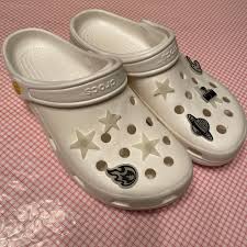 #badbunnyxcrocs is available tomorrow at 12 pm et. Crocs Shoes Bad Bunny Crocs Size 1m 13w Poshmark