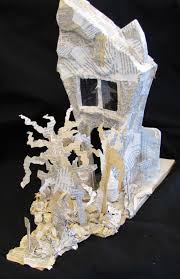 Pin By Joy Schultz On Books Bookmaking Altered Books High School Art Projects Sculpture Projects Art Classroom