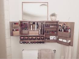 Home » lighted makeup mirror » wall mount mirror. Wall Mounted Makeup Organizer Vanity Pre Order Ship By Bleachla Wallmakeuporganizer Makeup Organization Vanity Home Decor Wall Mounted Makeup Organizer