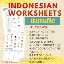 Последние твиты от teachers pay teachers (@tpt_official). Indonesian Worksheets Teaching Resources Teachers Pay Teachers
