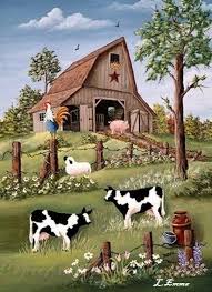 Pin By Sumbul Eldek On Resim Arsivim Poster Farm Art Farm Paintings Country Art