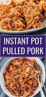 A Quick Easy Recipe For Instant Pot Pulled Pork You Can Use Boneless Pork Shoulder Or Pork Crockpot Recipes Crock Pot Pulled Pork Recipe Pulled Pork Recipes