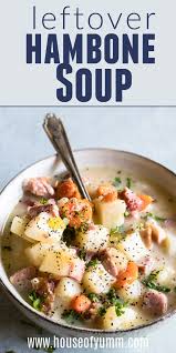 Leftover Ham Bone Soup Recipe In 2020 Healthy Soup Recipes Dinner Recipes Healthy Family Chicken And Beef Recipe