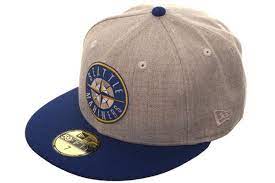 Hat Club Original New Era 59fifty Seattle Mariners Patch Fitted Hat 2t Oatmeal Heather Royal Fitted Hats New Era 59fifty New Era Fitted