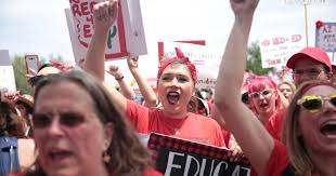 Women of #RedForEd Closing the Pay Gap