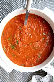 Homemade Tomato Basil Soup Recipe The Forked Spoon Recipe Homemade Tomato Basil Soup Tomato Basil Soup Recipe Tomato Basil